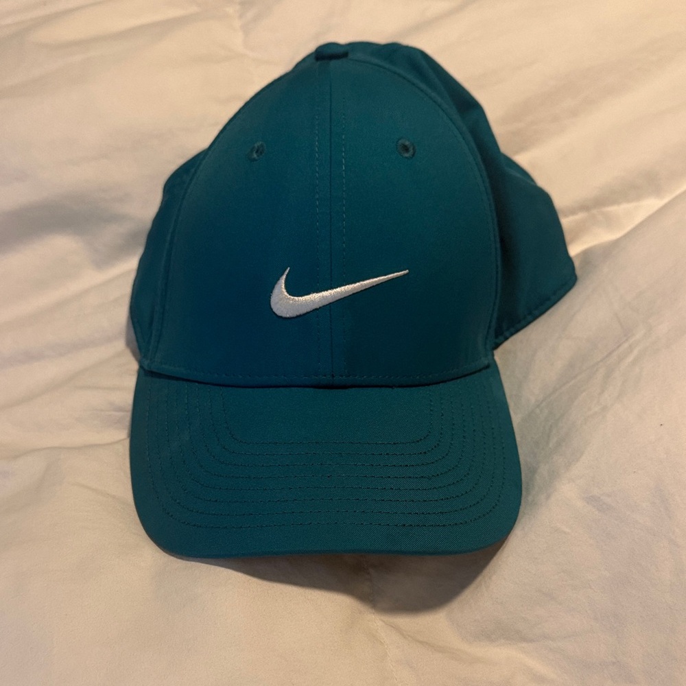 Nike Teal/ Spruce Hat with White Swoosh